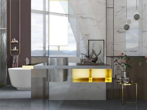 北欧水泥色洗手台