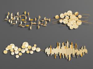 新中式金属墙面挂件