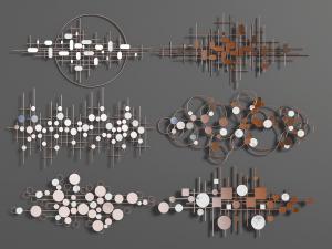 现代金属铁艺墙面饰品挂件