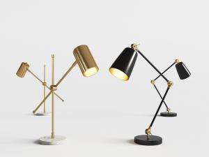 现代北欧金属灯罩台灯