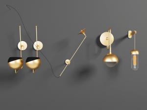 现代轻奢金属壁灯