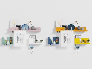 北欧墙面装饰置物架