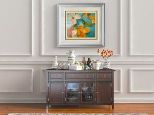 北欧实木餐边柜