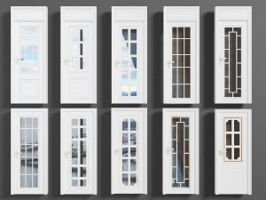 简欧装饰玻璃的平开门