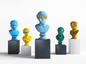 欧式半身雕塑雕刻