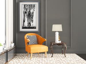 新古典黄色单人沙发边几组合3d模型 新古典黄色单人沙发边几组合