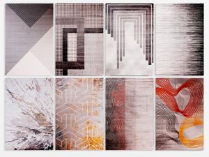 现代几何抽象图案的地毯3d模型 现代几何抽象图案的地毯