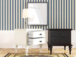 欧式实木床头柜