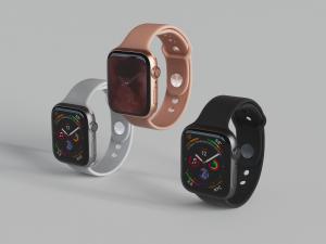 现代塑料手圈的电子手表