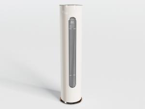 现代柱形白色空调