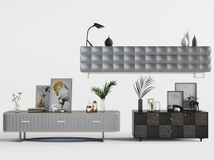 现代轻奢电视柜