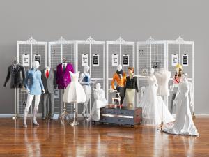 婚纱店展示模特3d模型 婚纱店展示模特