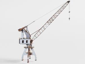 现代工业设备起重机3d模型 现代工业设备起重机