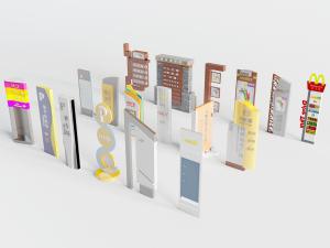 现代道路交通指示牌