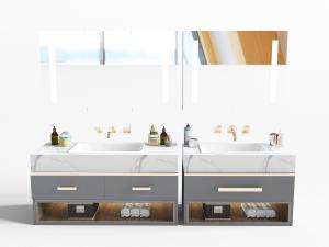 新中式大理石洗手盆洗手台