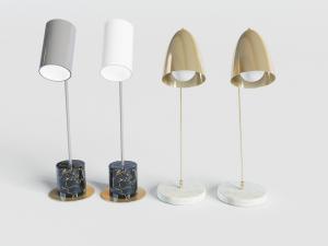 新中式柱形、锥形灯罩台灯