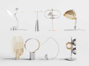 新中式金属灯罩台灯