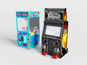 现代超市、购物广场娃娃机和游戏机3d模型 现代超市、购物广场娃娃机和游戏机