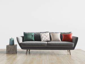 北欧布艺多人沙发