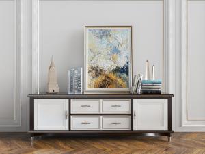 北欧实木电视柜