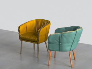 北欧单人沙发3d模型 北欧单人沙发