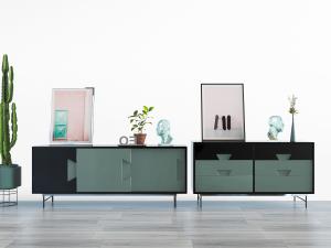 现代轻奢玄关柜电视柜