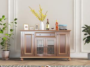 简欧实木餐边柜