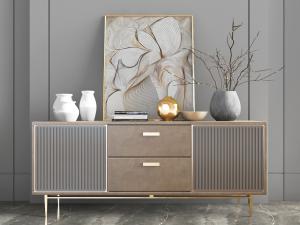 现代轻奢玄关柜边柜