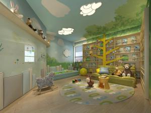 现代幼儿园图书室活动室