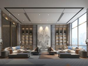 新中式接待洽谈区