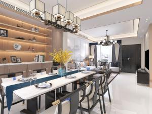 新中式客厅餐厅