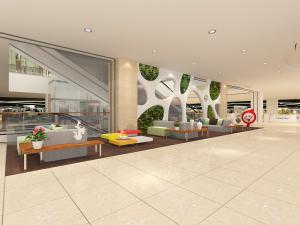 现代商场走廊过道