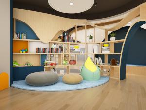 北欧幼儿园接待休息区
