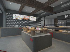 现代面包房甜品店