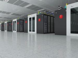 现代机房机柜服务器