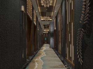 后现代酒店走廊过道
