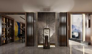 新中式门头形象墙