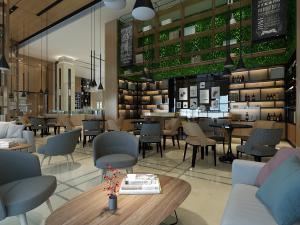 后现代售楼处接待洽谈区