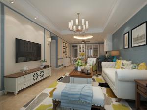 地中海客厅餐厅