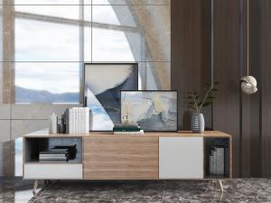 北欧实木电视柜装饰品摆件