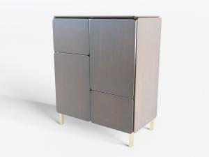 现代轻奢玄关边柜