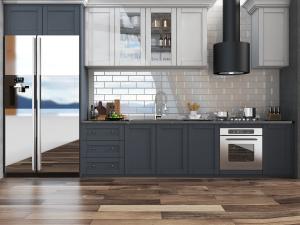 北欧黑色橱柜厨房用品