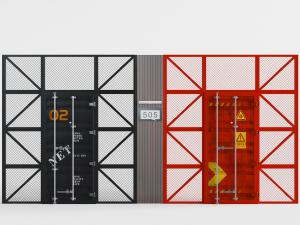 工业风谷仓轨道推拉门