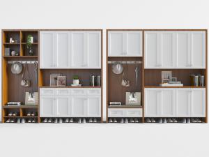 北欧实木玄关鞋柜