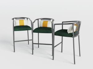 新中式吧椅高椅