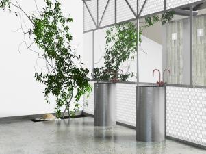 现代公共卫生间洗手盆洗手台