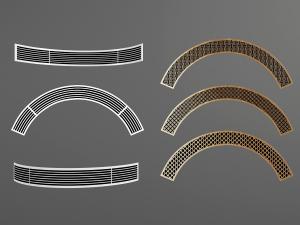 新中式弧形空调排风排气口