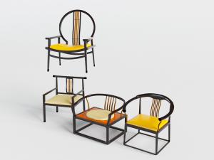 新中式扶手椅子