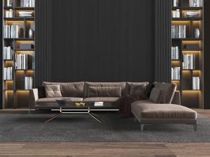 现代轻奢多人转角沙发组合