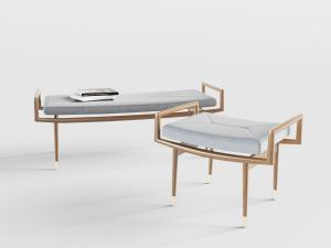 现代轻奢脚凳脚踏沙发凳